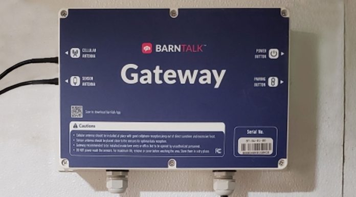 Wireless barn alerts and monitoring