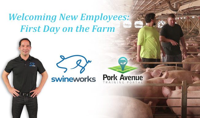 Welcoming new employees, first day on the Farm