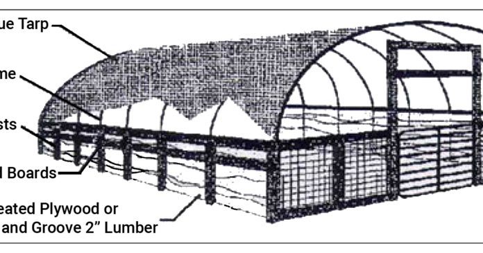 Hooped Shelters for Hogs