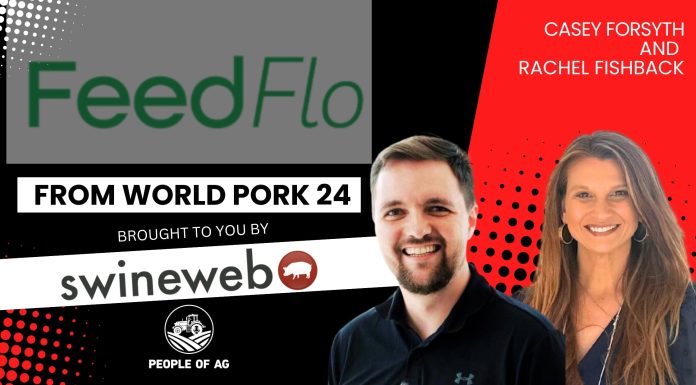 Casey Forsyth from FeedFlo | 2024 World Pork Expo Interview with Rachel Fishback