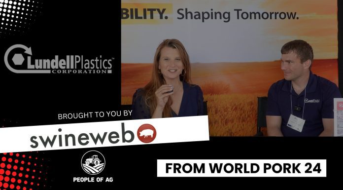 Brian Lundell from Lundell Plastics | 2024 World Pork Expo Interview with Rachel Fishback