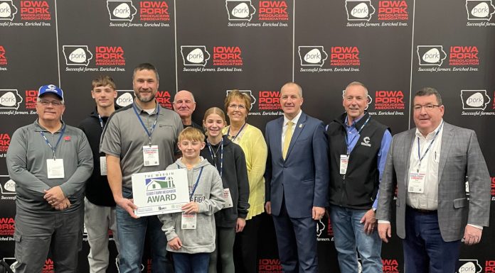 Center Point’s Ditch Family Honored with Wergin Good Farm Neighbor Award