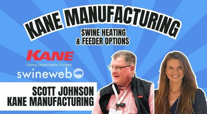 Scott Johnson of Kane Manufacturing at the 2025 Iowa Pork Congress