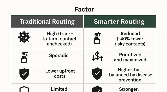 Smarter Truck Routing Could Curb Swine Disease Spread